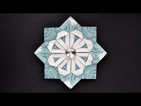 My Beautiful MONEY FLOWER | Modular Dollar Origami | Tutorial DIY by NProkuda