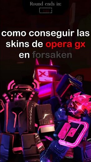 Como conseguir las skins de la colab de Opera GX en forsaken #fypシ #roblox #forsaken