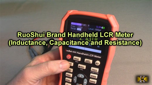 Watch RuoShui Handheld LCR Meter ﹙Inductance, Capacitance and Resistance﹚ Large 2.8" Color Screen REVIEW on Amazon Live