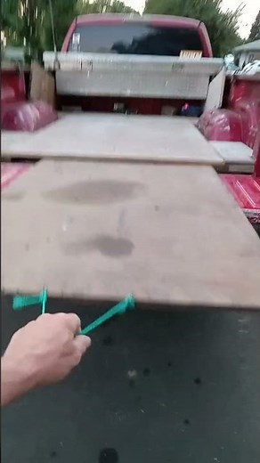 DIY slide out truck ramp.
