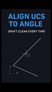 The Fastest Way to Draw at Any Angle in AutoCAD #AutoCAD #UCS3Point #ProTip