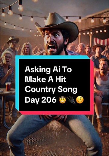 Asking Ai To Make A Hit Country Song Day 206 🤠🔌🥴 #ai #countrysong #aisong #country #countrysong #funnysong #comedy #aigenerated #aisong #lyrics #suno #southern #beatsbyai