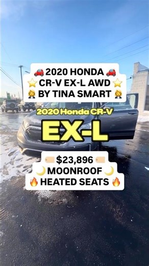 Tina Smart presents a 2020 Honda CR-V EX-L with 74,492 miles