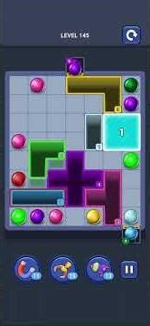 Marble Escape 145 lvl - walkthrough. How to solve