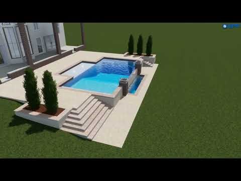 Custom Infinity Pool - Design 1