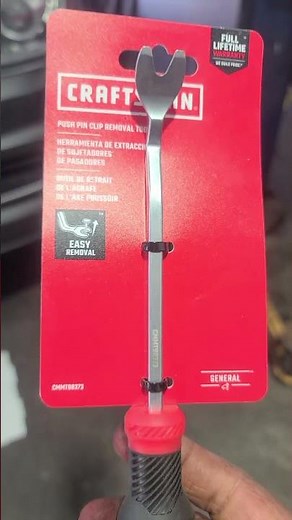 Craftsman., push pin clip removal tool