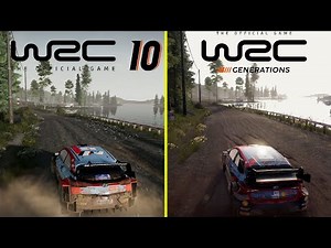 WRC Generations vs WRC 10 PS5 Graphics Comparison- Rally Finland