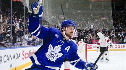 Matthews wins Richard Trophy as NHL’s leading goal-scorer for 3rd time