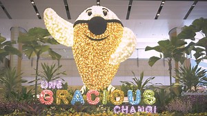 Take a picture with Max at Terminal 2 Departure Hall and share it with us! | Changi Airport