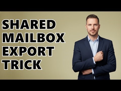How To Export A Shared Mailbox In Outlook?