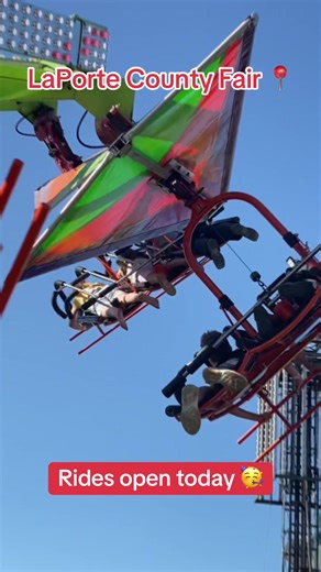 🎉 TODAY'S THE DAY! The rides are finally open at the county fair and we're ready to kick off the fun with a bang 💥 Grab your friends, buckle up for thrills, and get ready to make unforgettable memories on the first day of rides 🥳 Let's gooo! 🙌🍭 #CountyFair #RideOpeningDay #ThrillsAndChills #laportecountyfair #fyp #fypシ゚viral