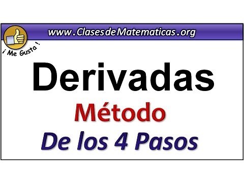 Derivadas por el metodo de los 4 pasos