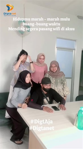 eee aaa yuuu segera pasang wifi digtanet koneksi lancar suasana rumah makin nyaman ☺️ #DigtAja #Digtanet #wifi