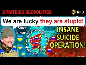 RAZOR WIRE MASSACRE: Entire Russian Platoon Gets Stuck in Razor Wire and Dies! | RFU News