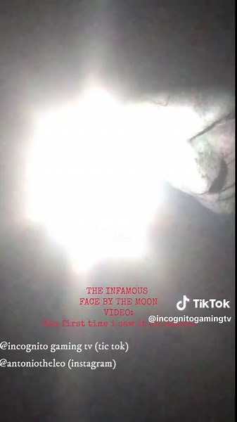 The Infamous Face by the Moon Caught on Camera