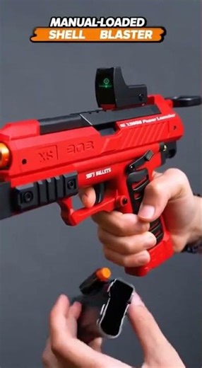 🔥 Raptor Manual Shell-Ejecting Soft Bullet Toy Gun | Toylvia™