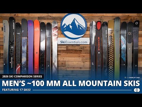 2026 100 mm All-Mountain Ski Comparison with SkiEssentials