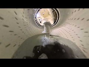 Inside of a washing machine (stationary tripod view)