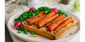 Carrot and Goat's Cheese Tartlet