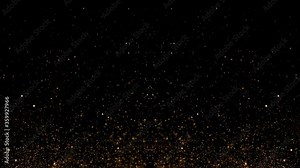 4K Gold glitter background with sparkle shine light.