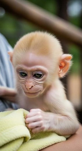 A small monkey with a cute smile🤩 steals the spotlight #monkeyfun #cuteanimals