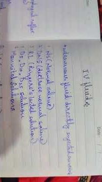 IV Fluids in Hindi |IV Fluids Types And uses and Dose |NS |DNS |RL |Mannitol |D5 |D10 |D25