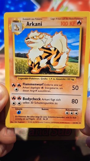 Pokemon - Vintage Arcanine/Arkani 🔥❤️ #pokemon #pokemoncards #pokemontcg