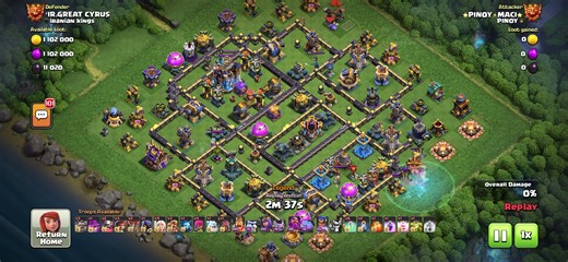 TriSquad crashing box bases in Ranked Mode #MACI #ClashofClans #fyp