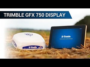 Trimble GFX 750 Display