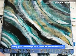Resin Art Instructions and Video by Pro Marine Supplies' Ambassador, Liquid Resonance! Shop online at ProMarineSupplies.com | Promise Epoxy | Facebook