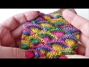 Sockenmuster "Muschelreigen"