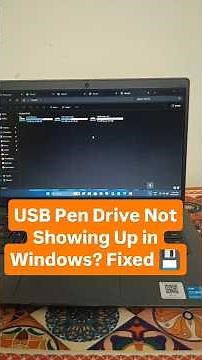 How to Repair USB Pen Drive Not Showing Up in PC