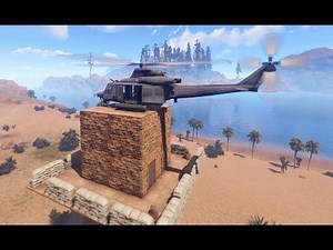 RUST - Управляю Вертолетом! ЖЕСТЬ!