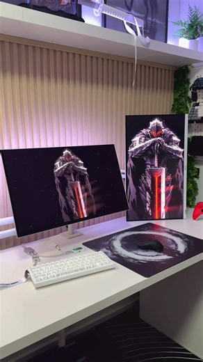 Live your life happily.🔥🤍#gamingsetup #setup #clean #cozy #fyp