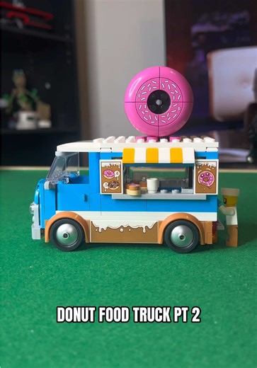 LEGO Donut Food Truck Building Tutorial Part 2