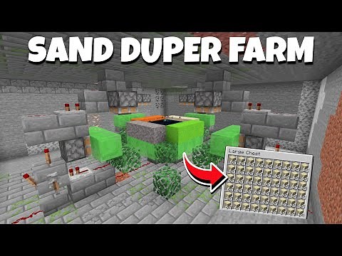 Minecraft Sand Duper 1.18 / 1.19 - 43,000 Items/Hour - Duplicate any Gravity Block | Gausuch Gamer