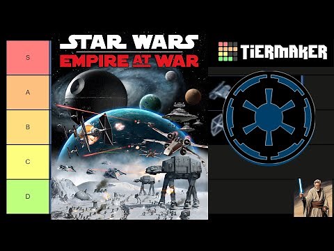 Tierlist of Empire's Space and Land Units in Star Wars: Empire at War