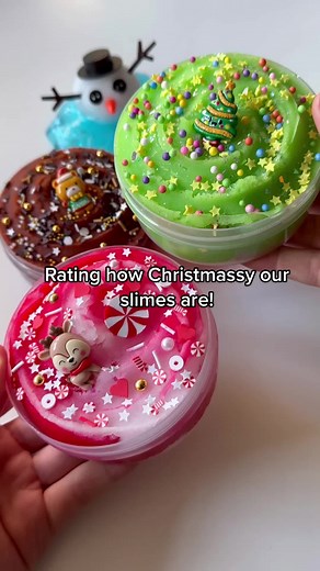 Holiday Slime Reviews: Festive, Cute, and Christmassy 🎄✨