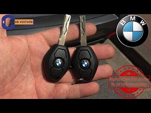 Reproduction d'un double de clé télécommandée - BMW X3 2005