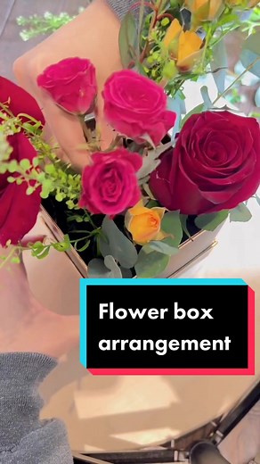 Floral Foam Flower Box Arrangement Tutorial