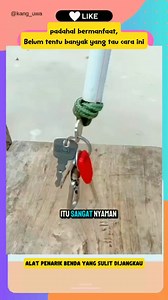 1.7M views · 8.9K reactions | Cocok buat ngambil barang kecil yang jatuh #lifehacks #tutorial #tipsandtricks #réel #fyp | JahitKu | Facebook