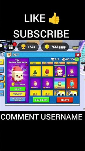 Titan Giveaway | Climb And Jump Tower | #climbandjumptower #roblox #games