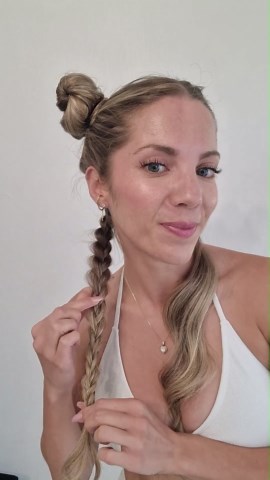 Easy Braided Chignon Hack | Quick Updo Tutorial