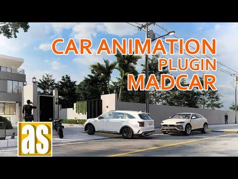 How to Rig a Car using MadCar Plugin and Car Animation |3d studio max Tutorial