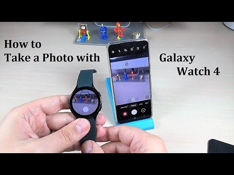 How to Take a Photo with Galaxy Watch 4 - As a Camera Remote !