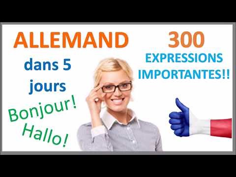 Apprenez l'allemand en 5 jours - Conversation pour les débutants
