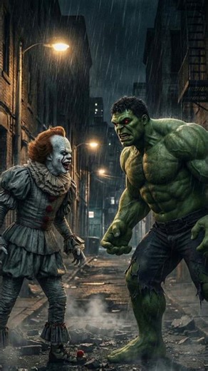 Hulk vs Pennywise 💥💥💥♥️♥️♥️❤️#hulku