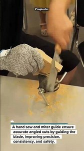 Perfect Miter Saw Angle Cut! #woodworking #DIY #handsaw #precision #crafts #maker #USA #tools