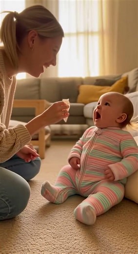 Mom Pranks Baby and THIS Happens 😂 #shorts #funny #family