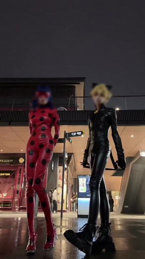 可以给我… #瓢虫雷迪 #黑猫诺儿 #cos